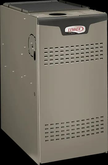 Illustration of a residential gas furnace