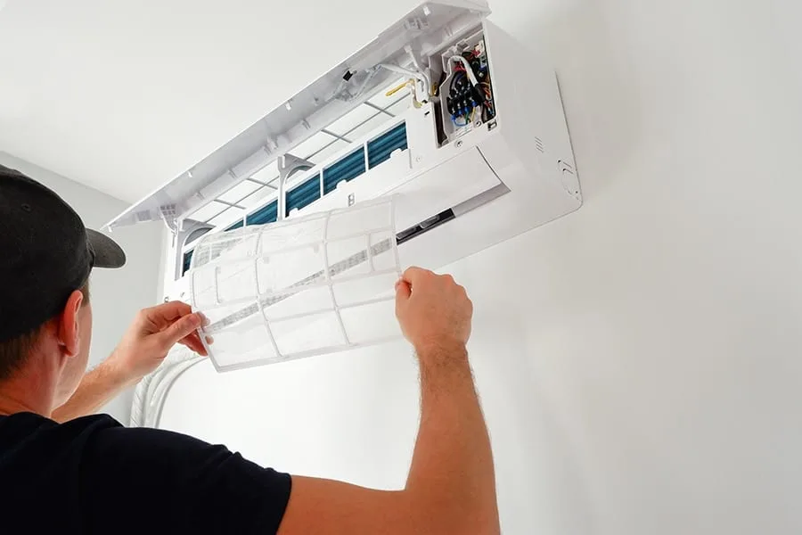 Professional ductless mini-split AC installation