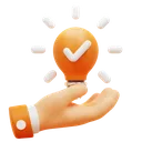 Orange Bulb icon