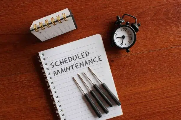 scheduled maintenance